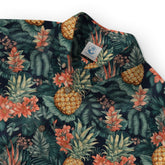 Hibiscus Pineapple Seamless Patterns Hawaiian Shirt For Men, Aloha Floral Pattern - The Palmix